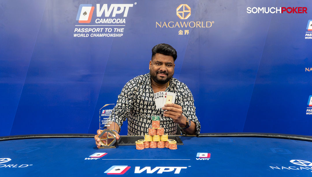 WPT Cambodia Passport to the World Championship 2026, Chandan Agarwal