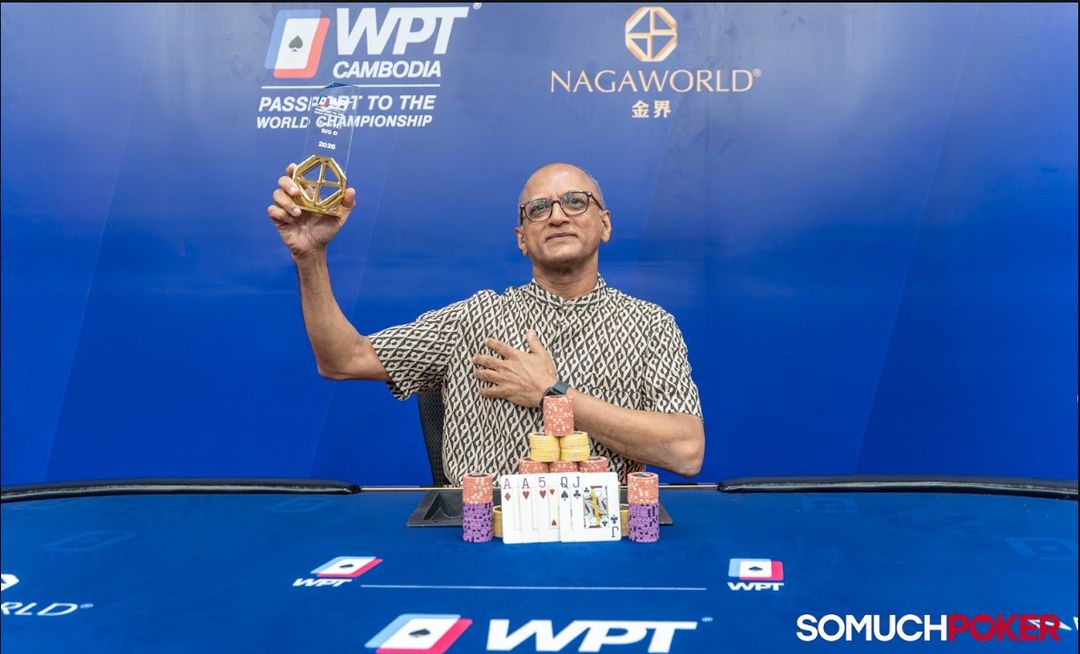 WPT Cambodia Passport to the World Championship 2026, Perumal Ramanathan