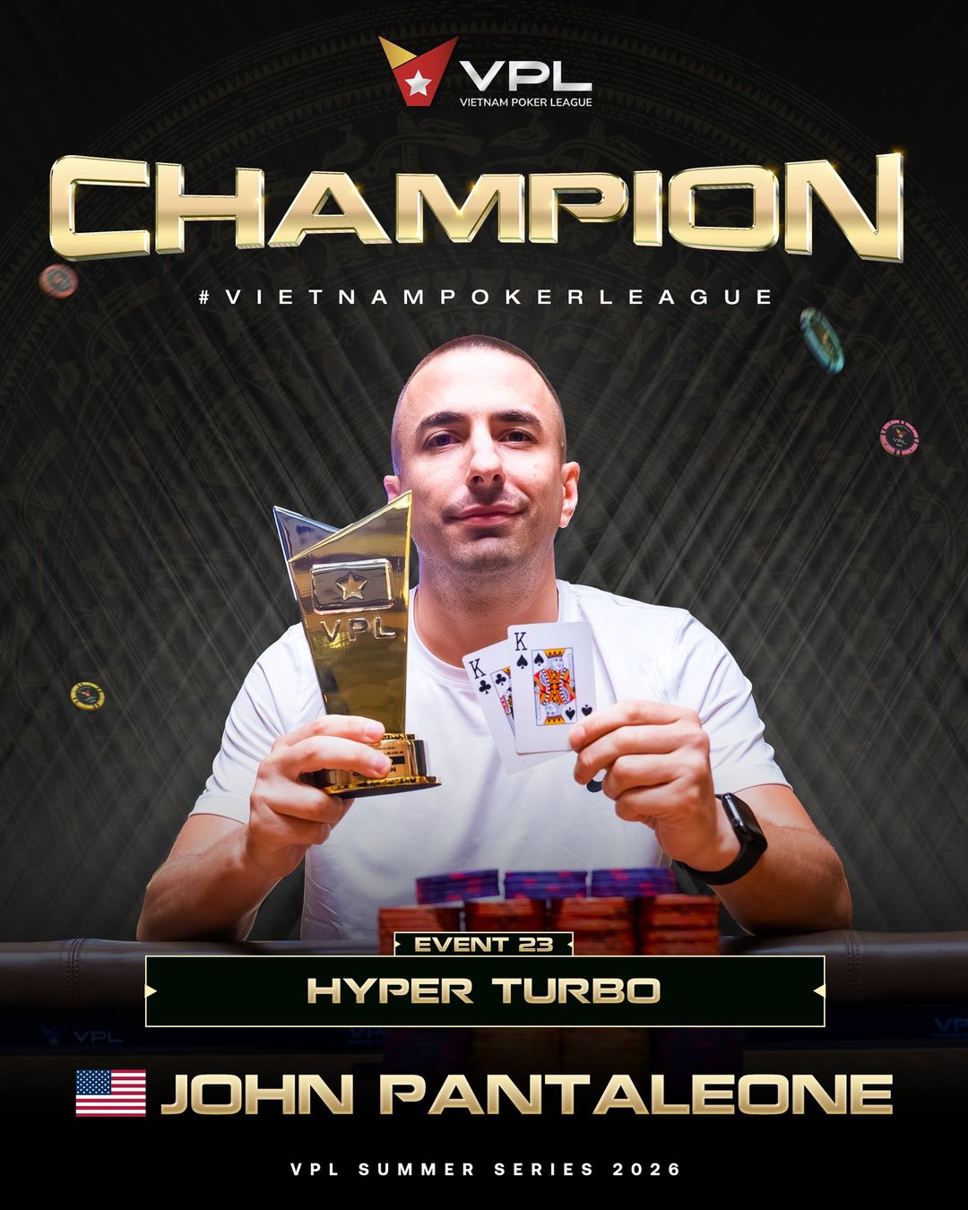 VPL Vietnam Poker League III 2026, John Bonadies