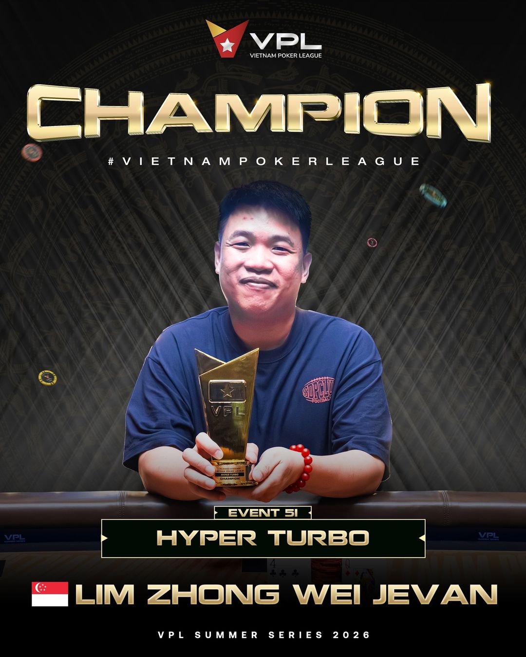 VPL Vietnam Poker League III 2026, Jevan Zhong Wei Lim