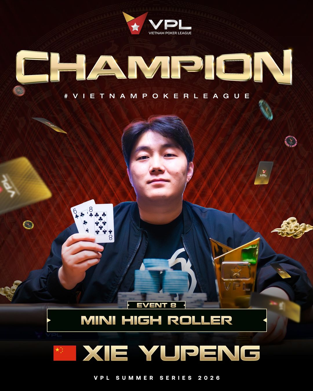 VPL Vietnam Poker League III 2026, Yupeng Xie
