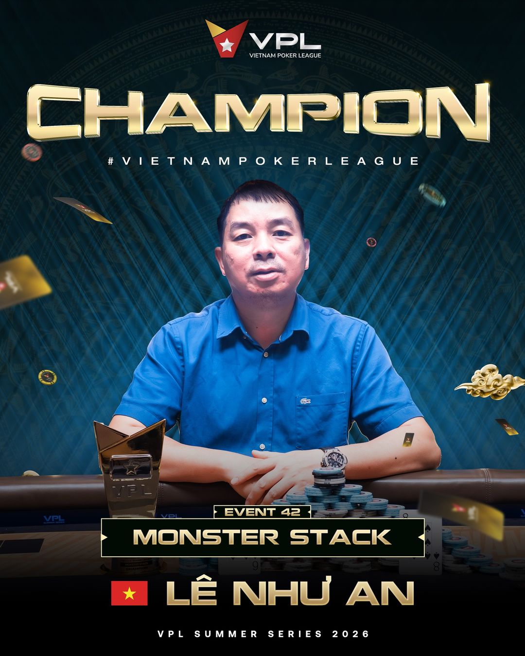 VPL Vietnam Poker League III 2026, Nhu An Le