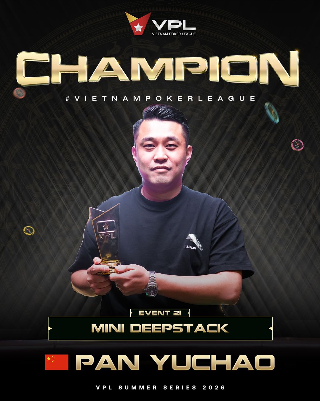 VPL Vietnam Poker League III 2026, Yuchao Pan