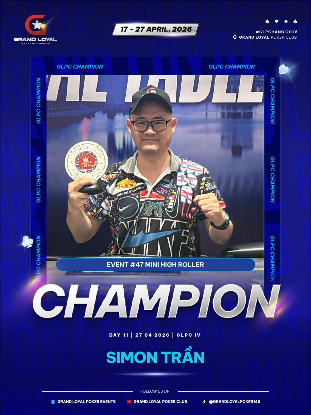 Grand Loyal Poker Championship IV - 2026, Nhuan Hoa Tran