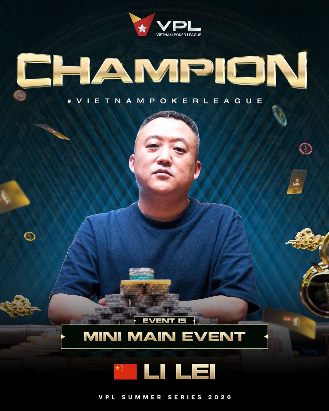 VPL Vietnam Poker League III 2026, Lei Li