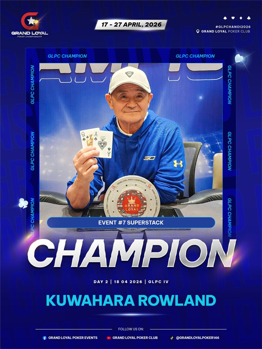 Grand Loyal Poker Championship IV - 2026, Roland Kuwahara