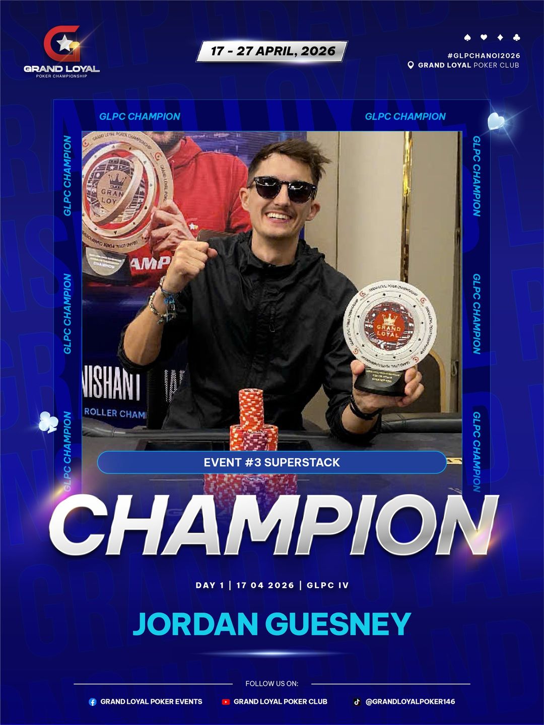 Grand Loyal Poker Championship IV - 2026, Jordan Guesney