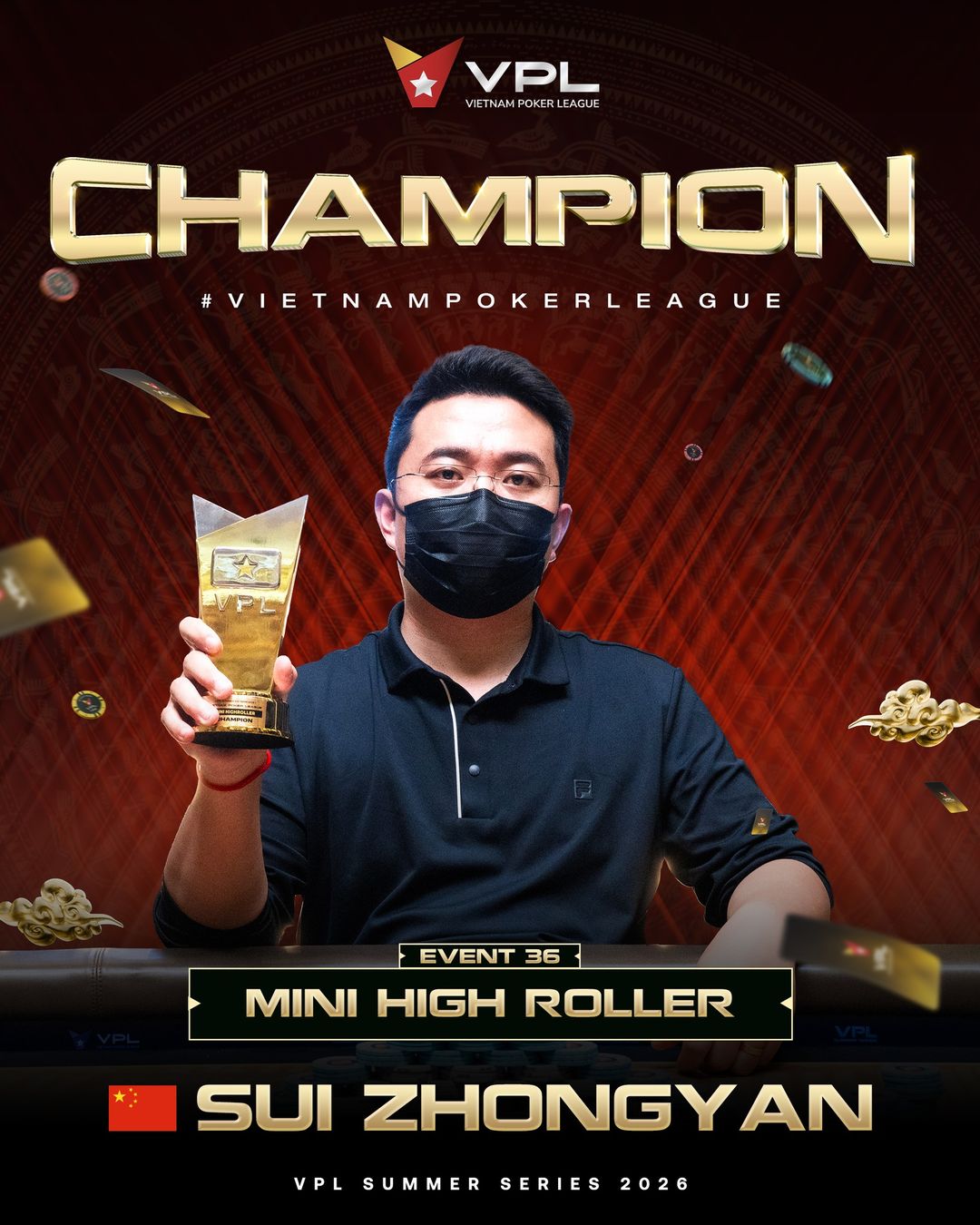VPL Vietnam Poker League III 2026, Zhongyan Sui