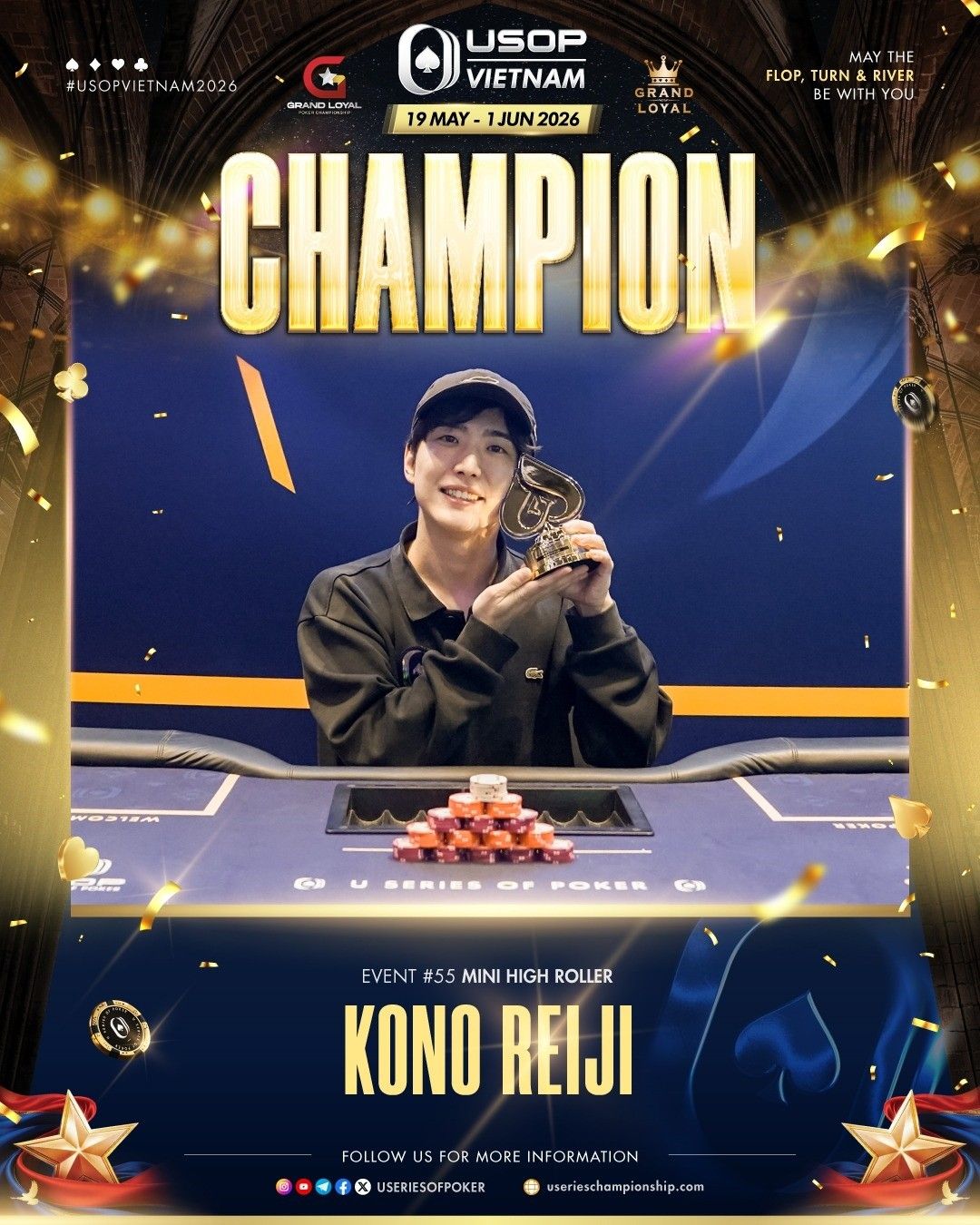 USOP Vietnam HaLong Bay 2026, Reiji Kono