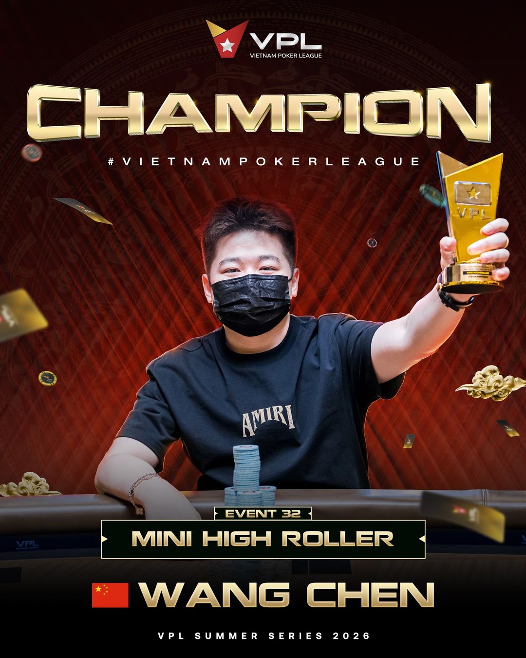 VPL Vietnam Poker League III 2026, Wang Chen