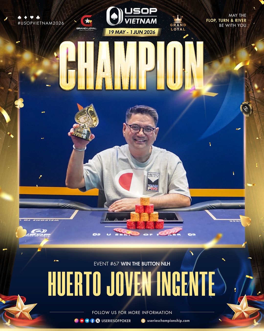 USOP Vietnam HaLong Bay 2026, Joven Huerto