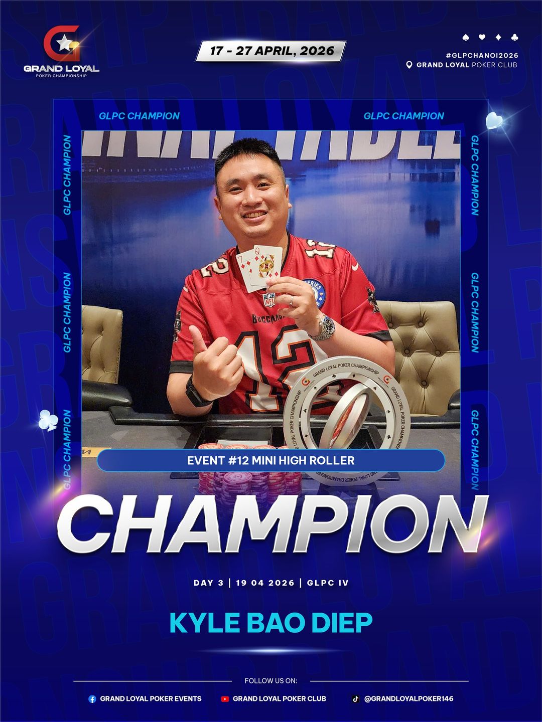 Grand Loyal Poker Championship IV - 2026, Kyle Bao Diep