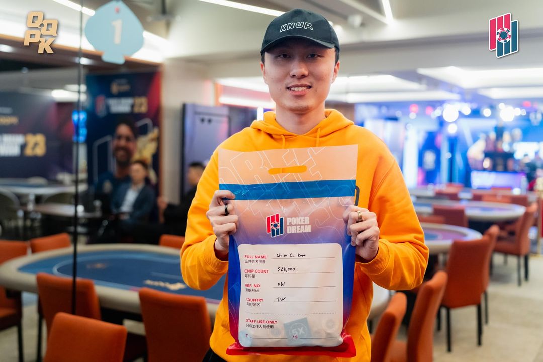 Poker Dream 23 Taiwan, Yin Kwan Chim