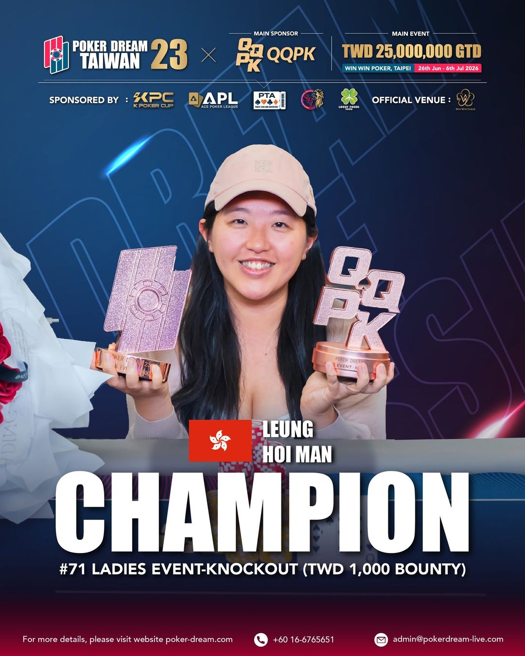 Poker Dream 23 Taiwan, Hoi Man Leung