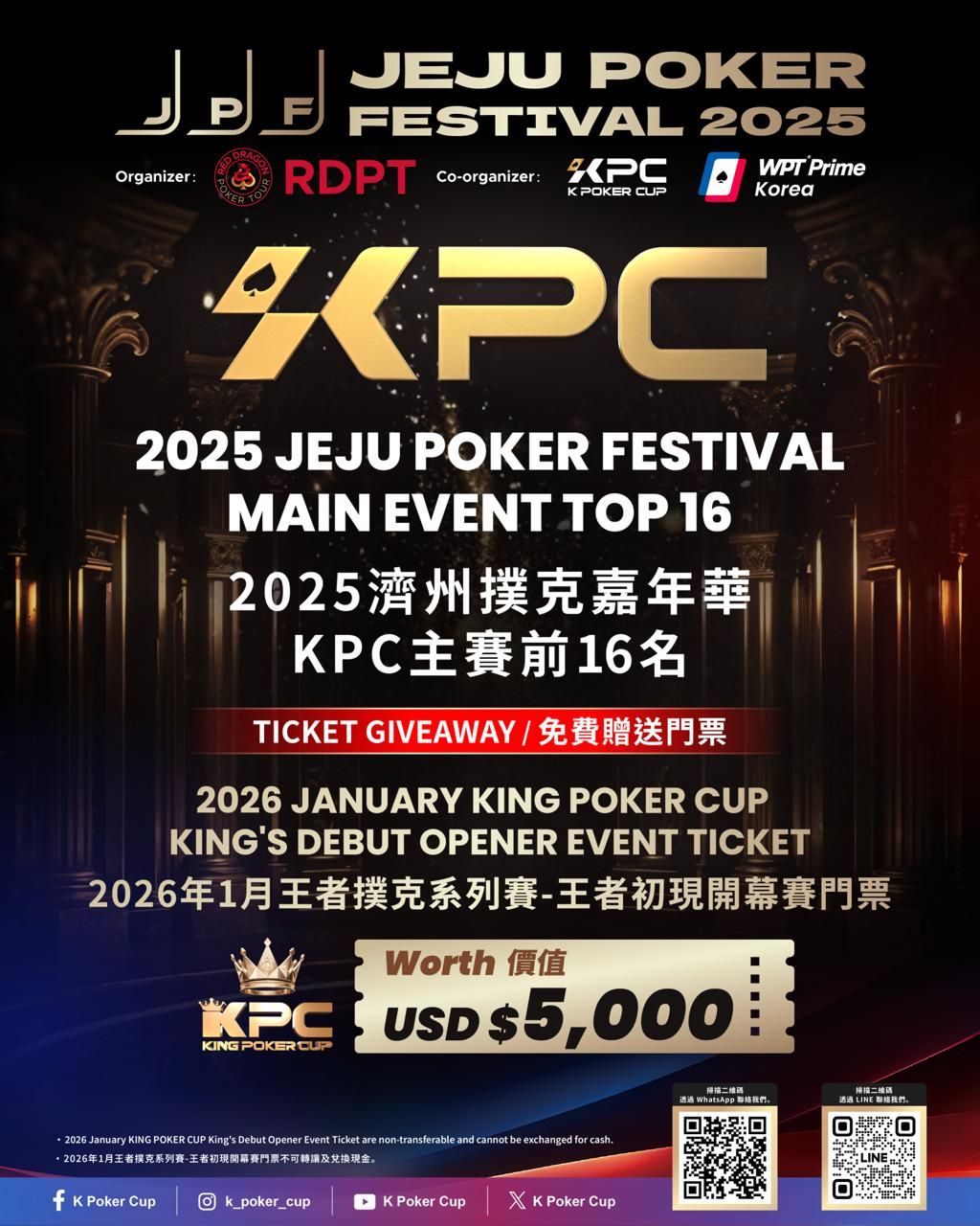 Jeju Poker Festival 2025