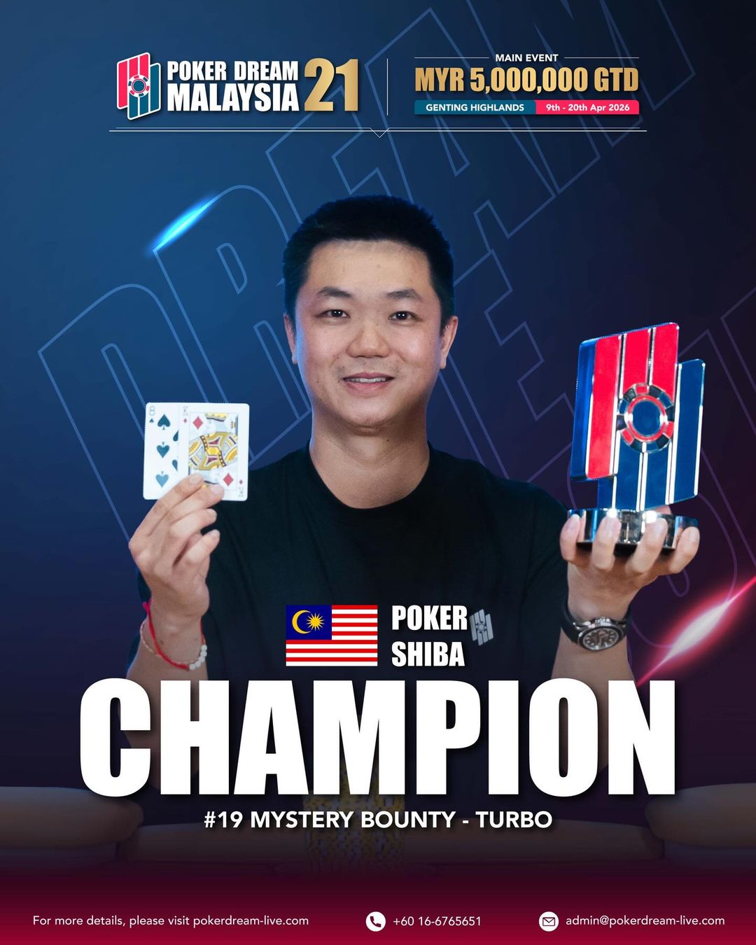 Poker Dream 21 Malaysia, Jie Xuan Lim