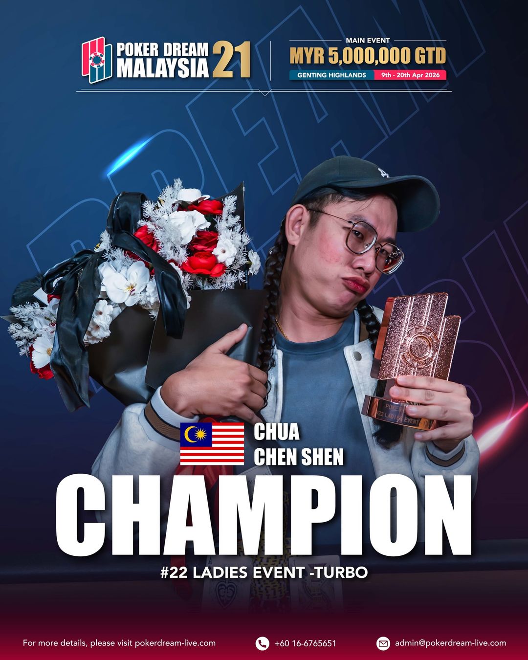 Poker Dream 21 Malaysia, Chen Shen Chua