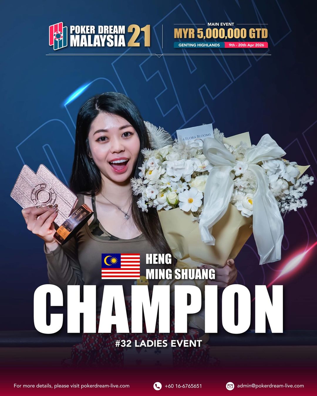Poker Dream 21 Malaysia, Ming Shuang Heng