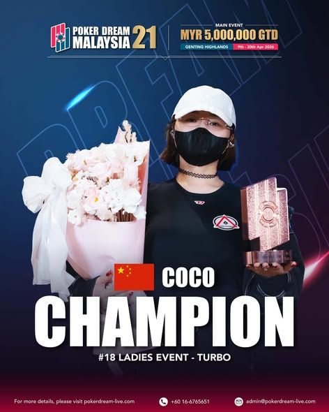 Poker Dream 21 Malaysia, Zhe Zeng