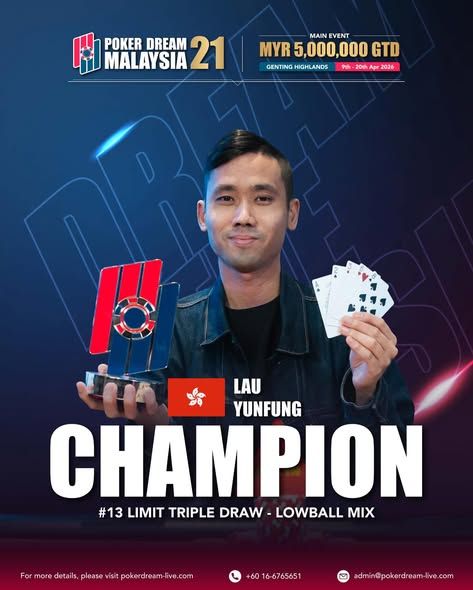 Poker Dream 21 Malaysia, Yun Fung Lau