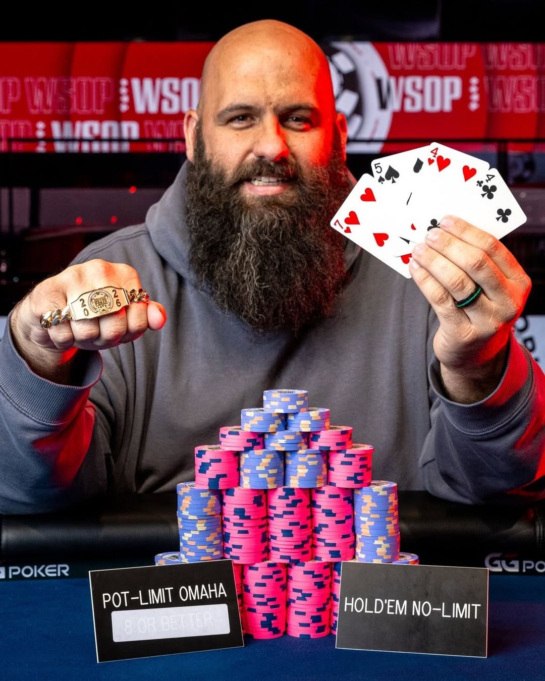 WSOP 2026 Las Vegas, Brent Gregory
