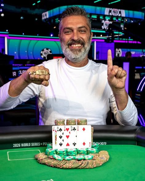 WSOP 2026 Las Vegas, Sergio Benso