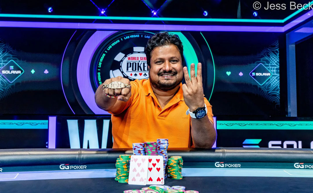 WSOP 2026 Las Vegas, Santhosh Suvarna